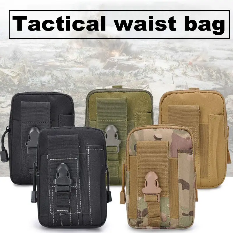 Outdoor Sport Casual Tactical Military Belt Molle Waist Bag Men's Mountaineering Waist Fanny Pack Phone case Camping Hunting Bag
Outdoor Sport Casual Tactical Military Belt Molle Waist Bag Men's Mountaineering Waist Fanny Pack Phone case Camping Hunting Bag