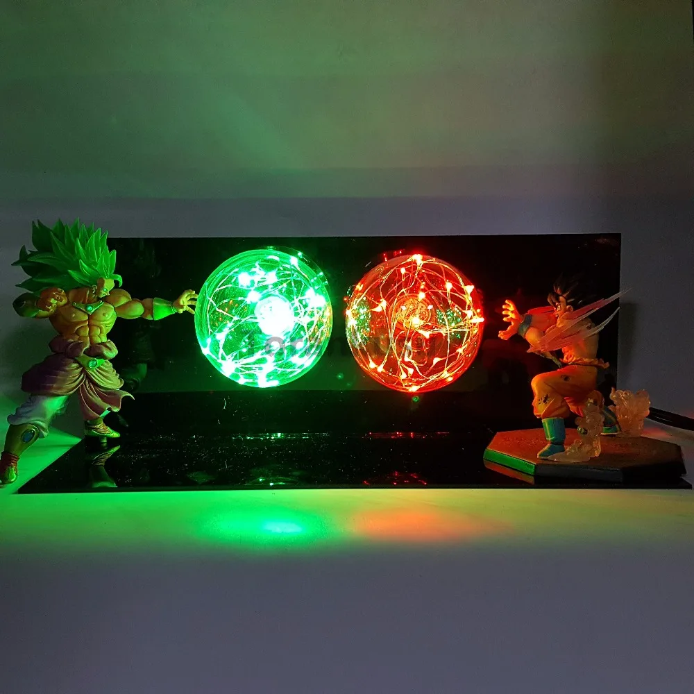 Dragon Ball Z Son Goku VS Broly Scene Anime Dragon Ball Super Figurine Toy Action Figures Super Saiyan DBZ Led Light
Dragon Ball Z Son Goku VS Broly Scene Anime Dragon Ball Super Figurine Toy Action Figures Super Saiyan DBZ Led Light