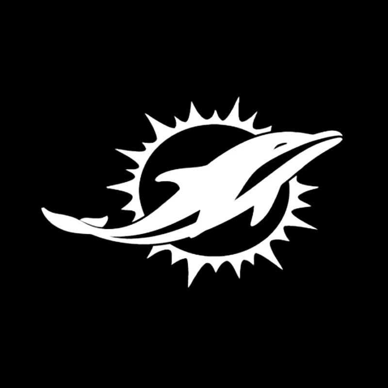 19.5cm*12.4cm Dolphins Logo Fashion Motorcycle Decor Car Sticker Black/Silver S3-5369 
19.5cm*12.4cm Dolphins Logo Fashion Motorcycle Decor Car Sticker Black/Silver S3-5369