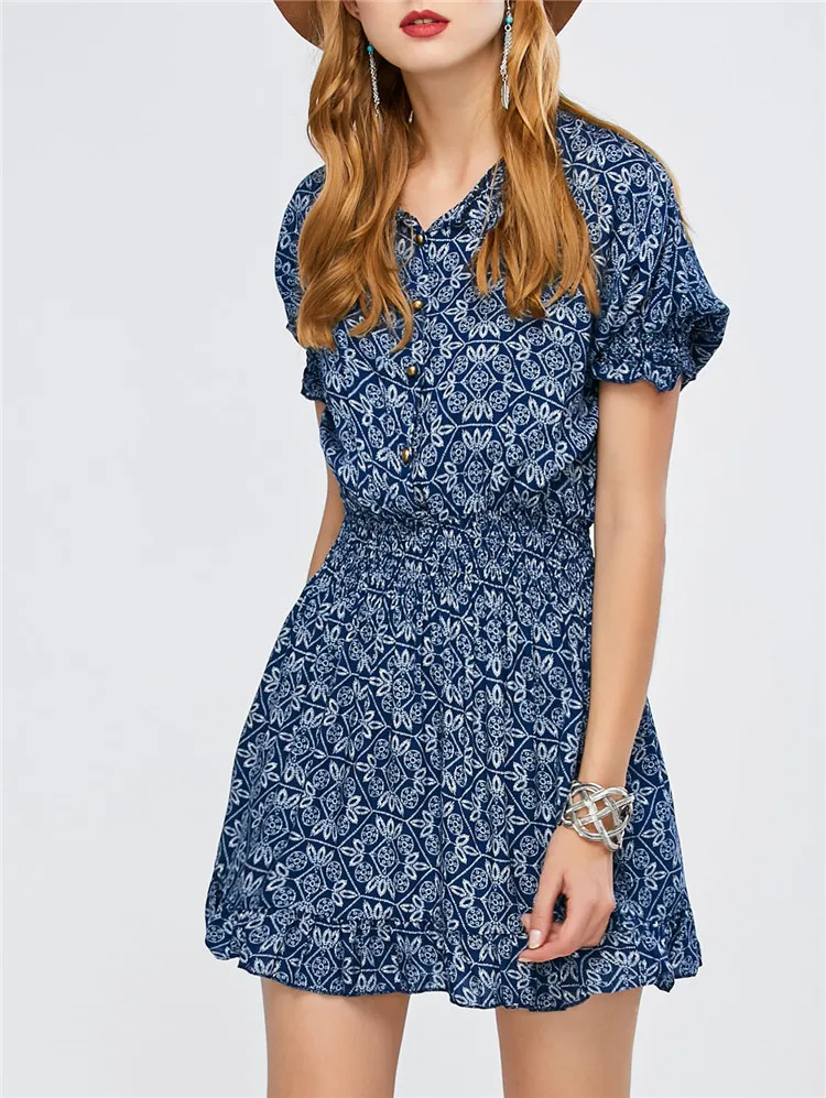 YYFS 2019 New Floral Print Dress Summer Lady Sexy Deep V-Neck Flower Print Dresses Summer Boho Women Mini A-line Dress Quality
YYFS 2019 New Floral Print Dress Summer Lady Sexy Deep V-Neck Flower Print Dresses Summer Boho Women Mini A-line Dress Quality