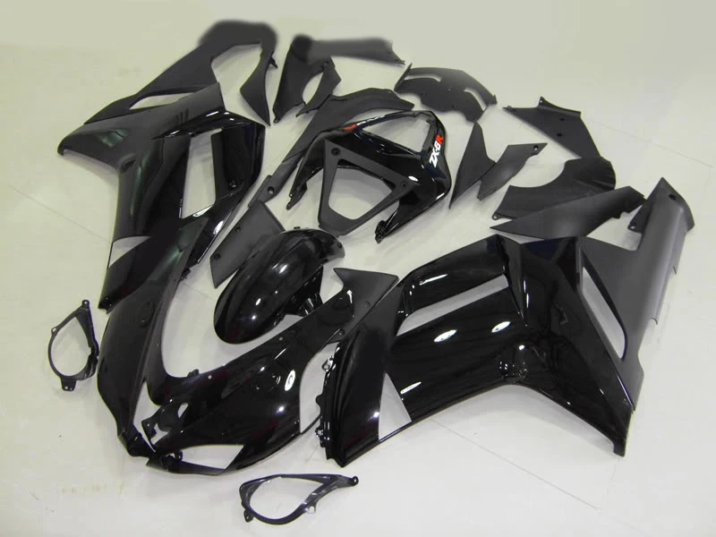 Комплект обтекателей для мотоцикла KAWASAKI Ninja ZX6R 636 07 08 ZX 6R 2007 2008 zx6r ABS глянцевые и