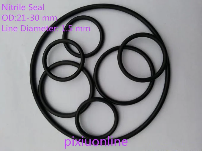 50PCS YT933 Nitrile O-Rings Rubber Gasket/Backup Ring/Joint Ring Nitrile seal OD(21-30 mm)* Line Diameter 1.5 mm NBR
50PCS YT933 Nitrile O-Rings Rubber Gasket/Backup Ring/Joint Ring Nitrile seal OD(21-30 mm)* Line Diameter 1.5 mm NBR