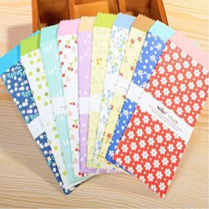 5 шт. бумажный конверт с цветами для школы и офиса|envelope kawaii|office envelopestationery paper |