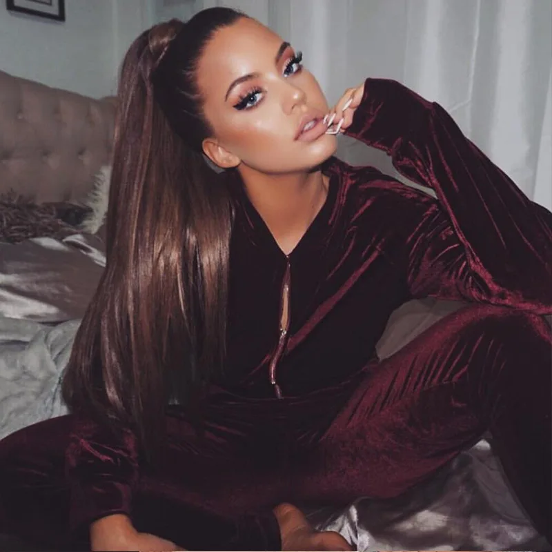 High Fashion Design Velvet Jacket With Pants Lovely Cute Women Suits Autumn Women Set
High Fashion Design Velvet Jacket With Pants Lovely Cute Women Suits Autumn Women Set