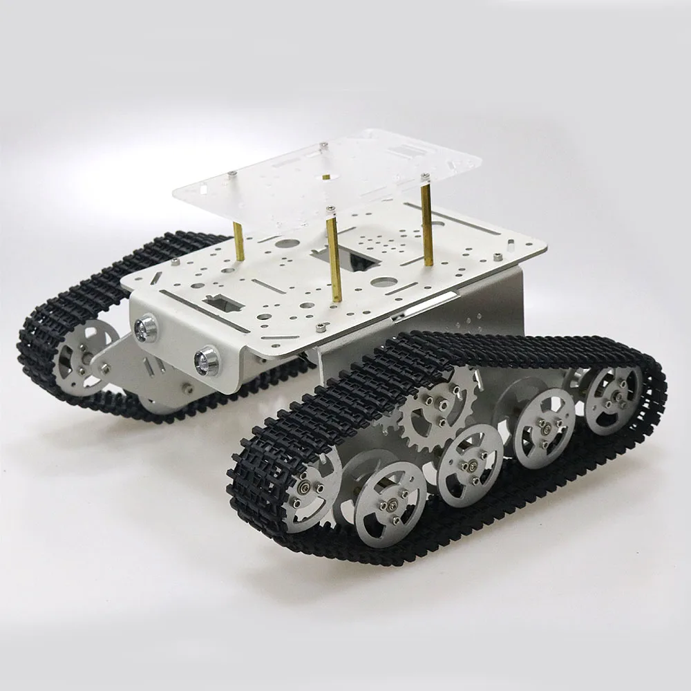 Robot Tank Car Platform Metal Stainless Steel Chassis Speed Encoder Motor 9V with Crawler for Arduino Raspberry Pi DIY
Robot Tank Car Platform Metal Stainless Steel Chassis Speed Encoder Motor 9V with Crawler for Arduino Raspberry Pi DIY