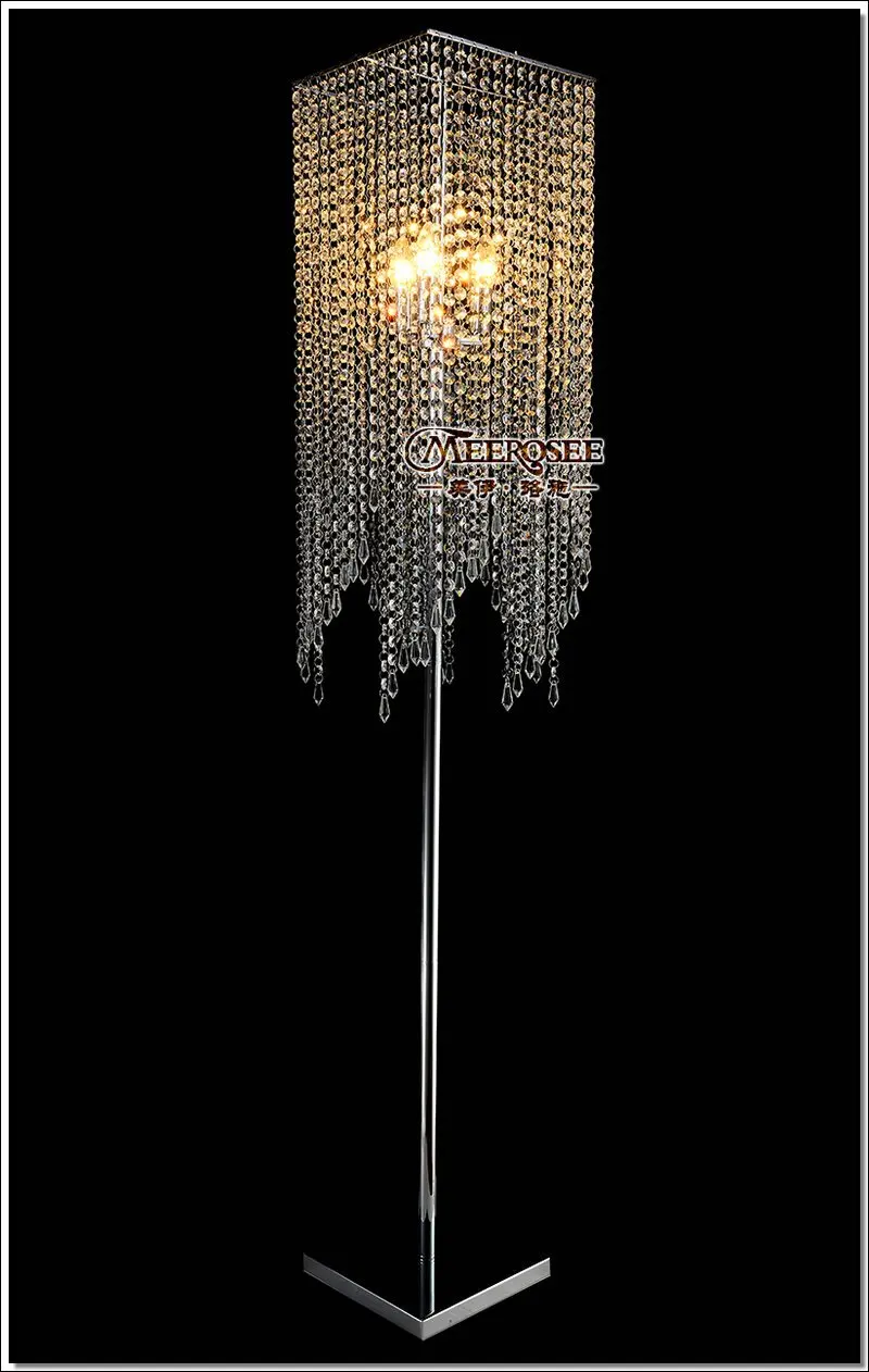 Free Shipping Modern Popular Crystal Floor Lamp, Chrome Floor Stand lighting Meerosee stand lighting FL10008
Free Shipping Modern Popular Crystal Floor Lamp, Chrome Floor Stand lighting Meerosee stand lighting FL10008
