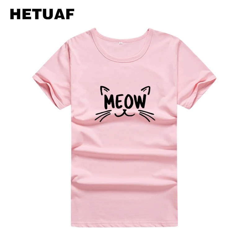 HETUAF Cat MEOW Graphic Tees Women 2018 Kawaii Fashion Ulzzang T-shirts Women T Shirts Tumblr Hip Hop Streetwear Camisetas Mujer
HETUAF Cat MEOW Graphic Tees Women 2018 Kawaii Fashion Ulzzang T-shirts Women T Shirts Tumblr Hip Hop Streetwear Camisetas Mujer