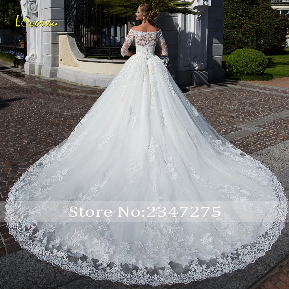 Loverxu Vestido De Noiva Boat Neck A Line Wedding Dresses 2019 Three Quarter Appliques Beaded Court Train Vintage Bridal Gown
Loverxu Vestido De Noiva Boat Neck A Line Wedding Dresses 2019 Three Quarter Appliques Beaded Court Train Vintage Bridal Gown