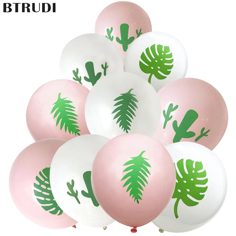BTRUDI 10pcs/lot leaf cactus printed latex balloons 10 inch white pink thickened round balloon wedding birthday party decoration
BTRUDI 10pcs/lot leaf cactus printed latex balloons 10 inch white pink thickened round balloon wedding birthday party decoration
