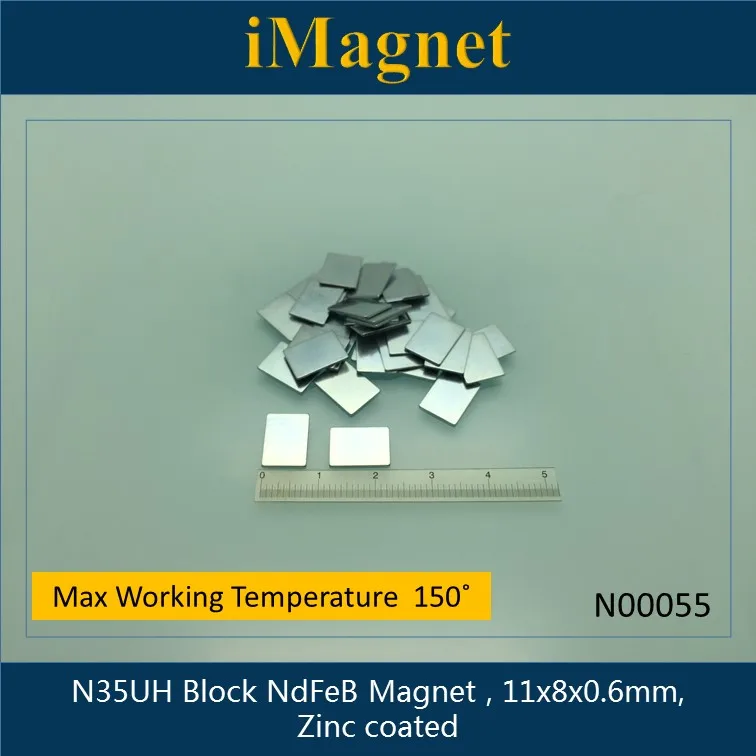 N00055 горячая распродажа 20 шт. N35UH супермощный блок, редкоземельный неодимовый магнит, 11x8x0,6 мм, магнит NdFeB с цинковым покрытием
N00055 горячая распродажа 20 шт. N35UH супермощный блок, редкоземельный неодимовый магнит, 11x8x0,6 мм, магнит NdFeB с цинковым покрытием