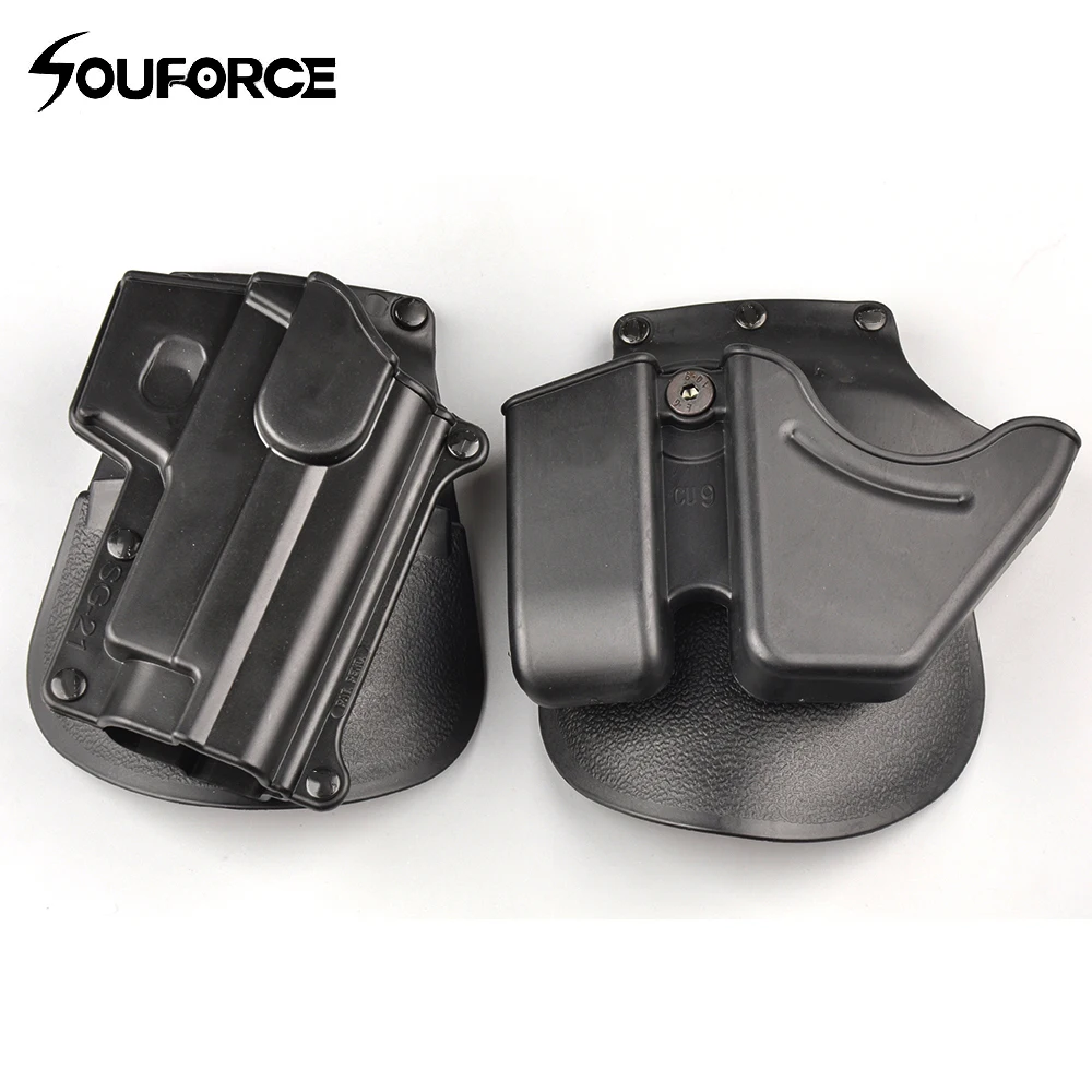 Tactical CU9 Black Handcuff Holster Pistol Holster Double Stack Magazine Case Pouch for Hunting Accessories
Tactical CU9 Black Handcuff Holster Pistol Holster Double Stack Magazine Case Pouch for Hunting Accessories