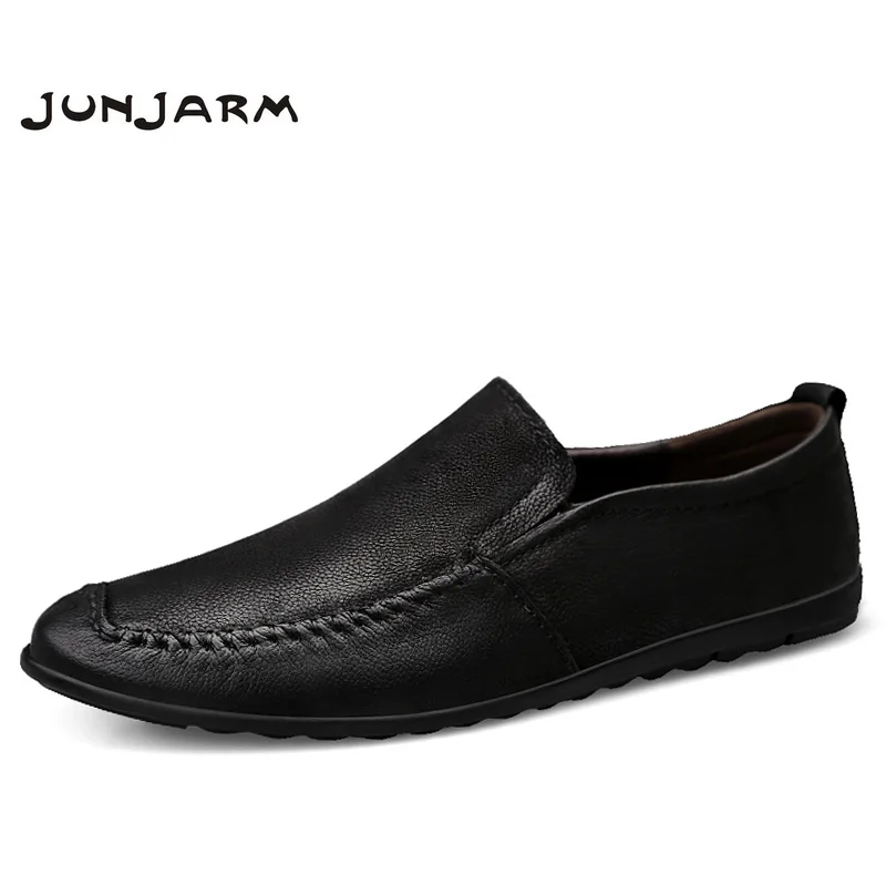 JUNJARM Fashion Brand Men Loafers Cow Leather Men Casual Shoes Genuine Leather Mens Slip On Shoes Men Flats 38-47
JUNJARM Fashion Brand Men Loafers Cow Leather Men Casual Shoes Genuine Leather Mens Slip On Shoes Men Flats 38-47