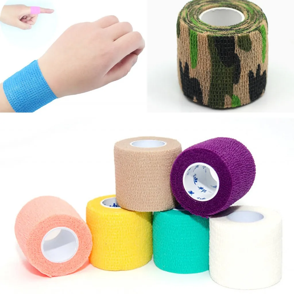 2021 New Elastic Medical Bandage Gauze Dressing Tape Sports Wrist Support Colorful Self Adhesive Ankle Finger Muscles Foot Care
2021 New Elastic Medical Bandage Gauze Dressing Tape Sports Wrist Support Colorful Self Adhesive Ankle Finger Muscles Foot Care
