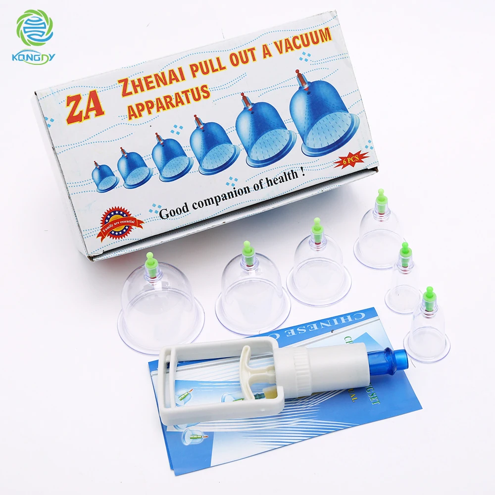 KONGDY Brand Vacuum Cupping Massage 6 Pieces Chinese Traditional Therapy Kit Opener Pull Body Cupping Set Body Relaxation Cans
KONGDY Brand Vacuum Cupping Massage 6 Pieces Chinese Traditional Therapy Kit Opener Pull Body Cupping Set Body Relaxation Cans