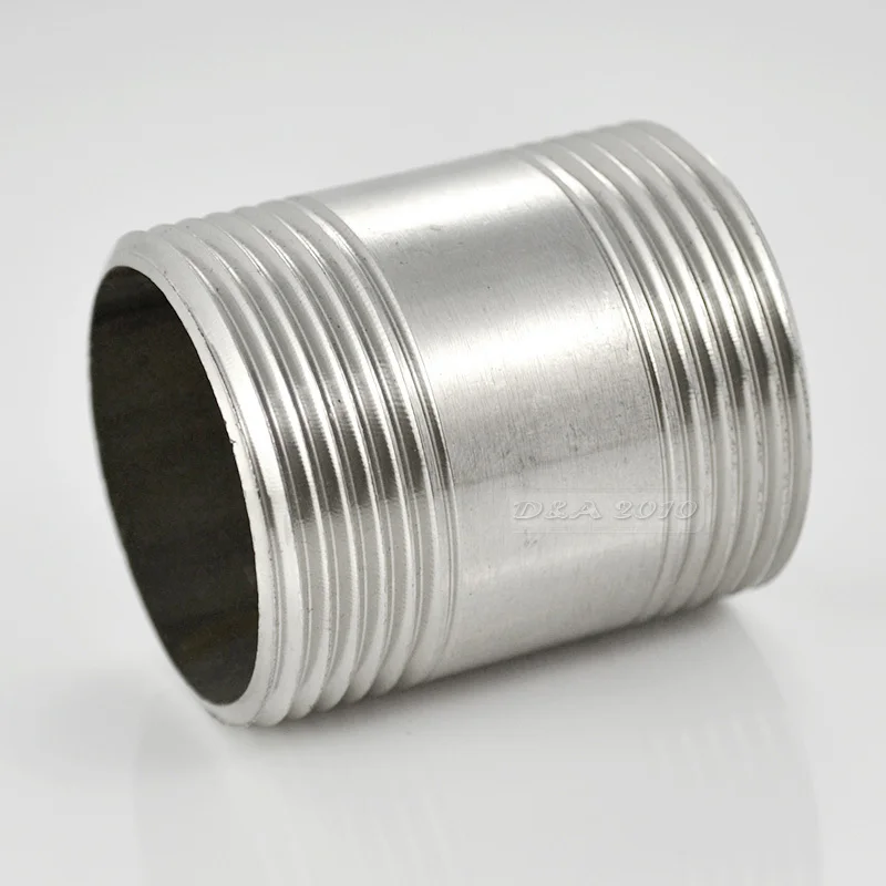 MEGAIRON Brand New High Quality 1-1/2" Male x Male Threaded Pipe Fittings Stainless Steel SS304 New High Quality
MEGAIRON Brand New High Quality 1-1/2" Male x Male Threaded Pipe Fittings Stainless Steel SS304 New High Quality