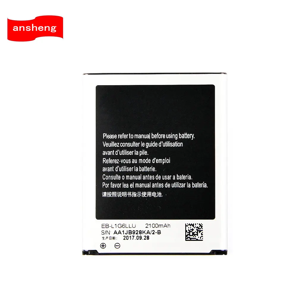 High Quality 2100mAh EB-L1G6LLU Battery For Samsung Galaxy S3 i9300 i9305 i879 T999 i9082 Smartphone
High Quality 2100mAh EB-L1G6LLU Battery For Samsung Galaxy S3 i9300 i9305 i879 T999 i9082 Smartphone