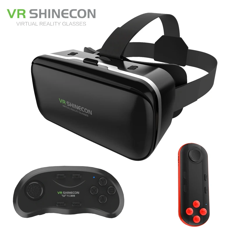 Улучшенные Google Cardboard 3D очки виртуальной реальности для VR Shinecon 6,0, гарнитура с креплением на голову для телефона 4,7-6 '+ геймпад Bluetooth
Улучшенные Google Cardboard 3D очки виртуальной реальности для VR Shinecon 6,0, гарнитура с креплением на голову для телефона 4,7-6 '+ геймпад Bluetooth