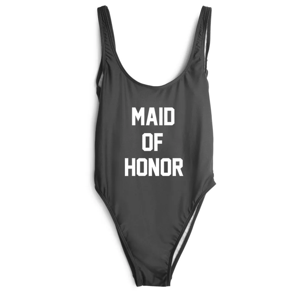 bathing suit women sexy MAID OF HONOR swimwear one pieces bodysuits high cut beachwear suits Jumpsuits Rompers low back
bathing suit women sexy MAID OF HONOR swimwear one pieces bodysuits high cut beachwear suits Jumpsuits Rompers low back