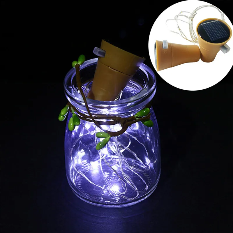 10pcs 1M 10LED Cork Stopper Solar LED String Light Wine Bottle Copper Wire Fairy Garland String Light For Xmas Wedding
10pcs 1M 10LED Cork Stopper Solar LED String Light Wine Bottle Copper Wire Fairy Garland String Light For Xmas Wedding