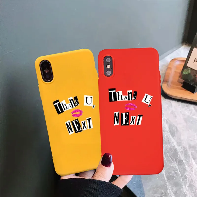 Чехол GYKZ Ариана Гранде спасибо следующий размер чехол для iPhone 7 XS MAX XR X 8 6 6s Plus