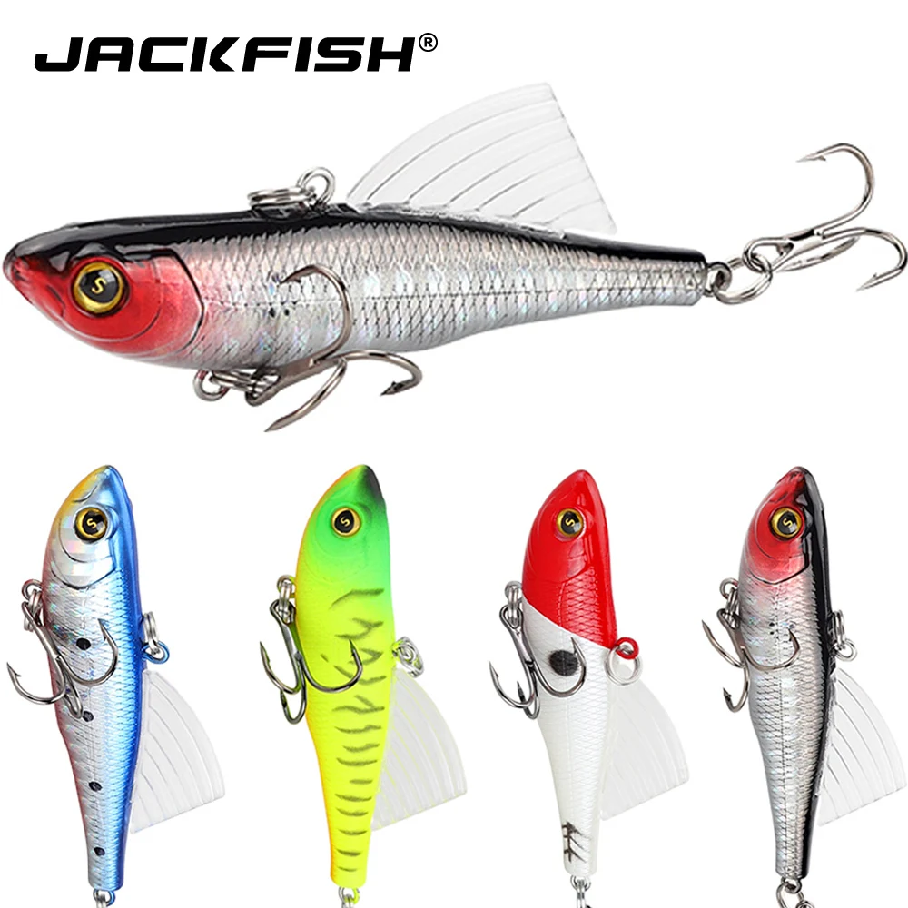 JACKFISH VIB Fishing Lure Artificial Bait 6.8cm/13g Hard Fishing Bait Squid bait With Fins Crankbait Fishing Tackle Pesca
JACKFISH VIB Fishing Lure Artificial Bait 6.8cm/13g Hard Fishing Bait Squid bait With Fins Crankbait Fishing Tackle Pesca