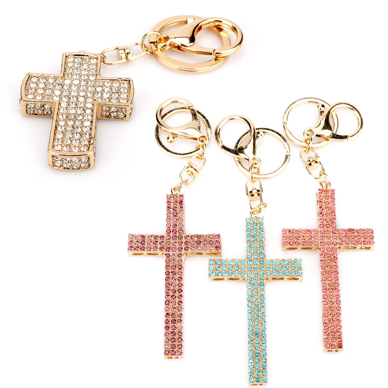 Fashion Crystal Cross Keychain Religious Christian Jesus Rhinestones Cross KeyChain Women Prayer God Bless Gift Souvenir Keyring
Fashion Crystal Cross Keychain Religious Christian Jesus Rhinestones Cross KeyChain Women Prayer God Bless Gift Souvenir Keyring