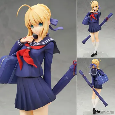 Anime Fate Stay Night Saber/EXTRA Saber Arturia Pendragon School Uniform Ver.Saber PVC Action Figure Collectible Model Kids Toys
Anime Fate Stay Night Saber/EXTRA Saber Arturia Pendragon School Uniform Ver.Saber PVC Action Figure Collectible Model Kids Toys