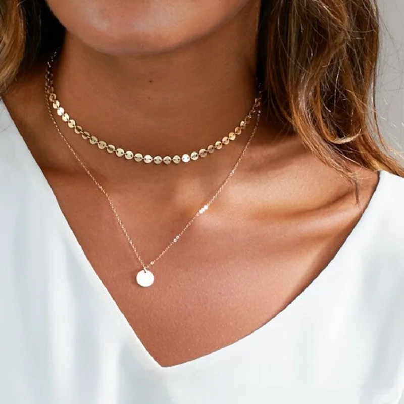 2022 Multilayer Necklace Retro Layered Handmade Woman Choker Collar Necklace Jewelry girl's Gift
2022 Multilayer Necklace Retro Layered Handmade Woman Choker Collar Necklace Jewelry girl's Gift