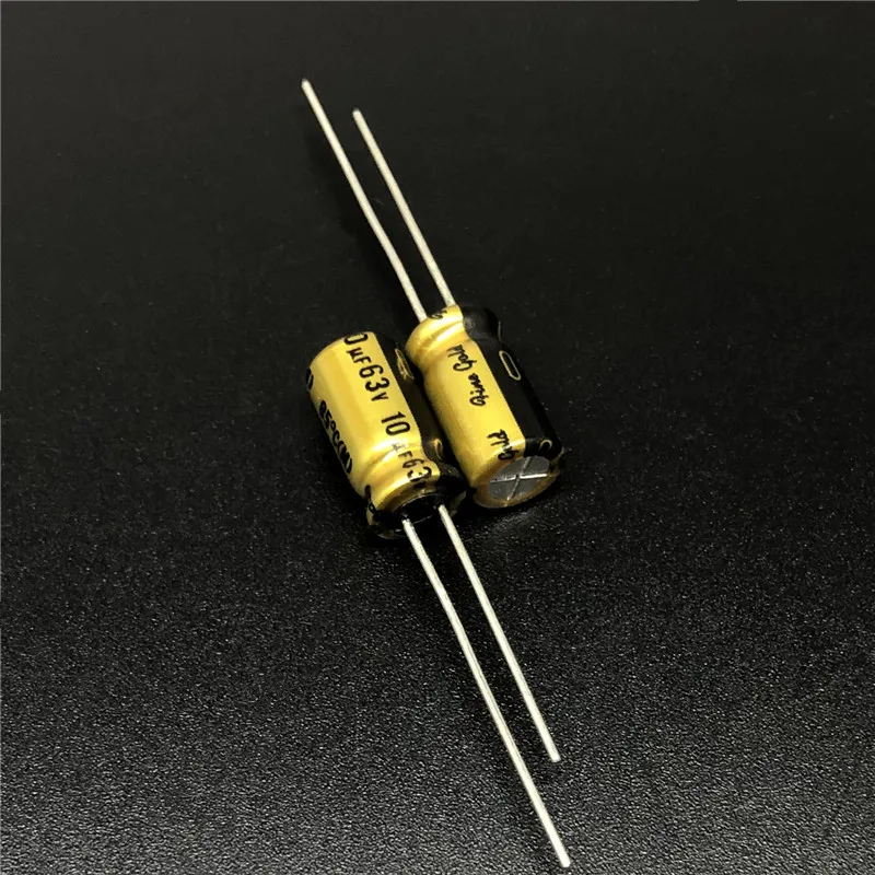 10 шт/100 шт 10мкФ 63В NICHICON FG серия (тонкое золото) 6.3x11мм 63V10uF высококачественный HIFI