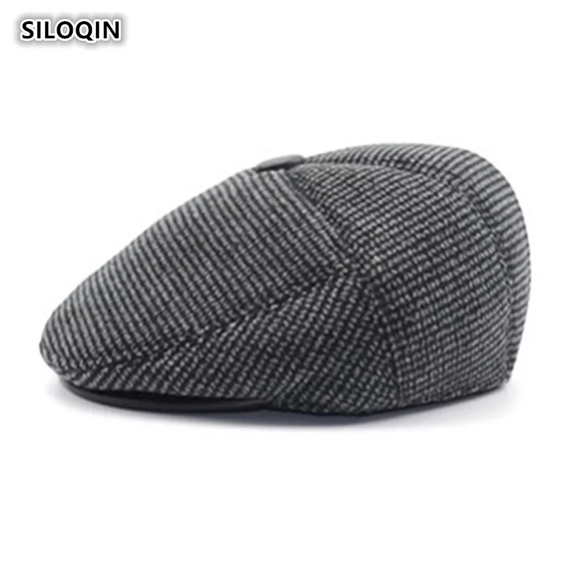 SILOQIN осенне-зимние хлопковые береты для мужчин среднего возраста теплая простая шапка с защитой для ушей для отдыха в стиле дикой моды шапка...
SILOQIN осенне-зимние хлопковые береты для мужчин среднего возраста теплая простая шапка с защитой для ушей для отдыха в стиле дикой моды шапка...