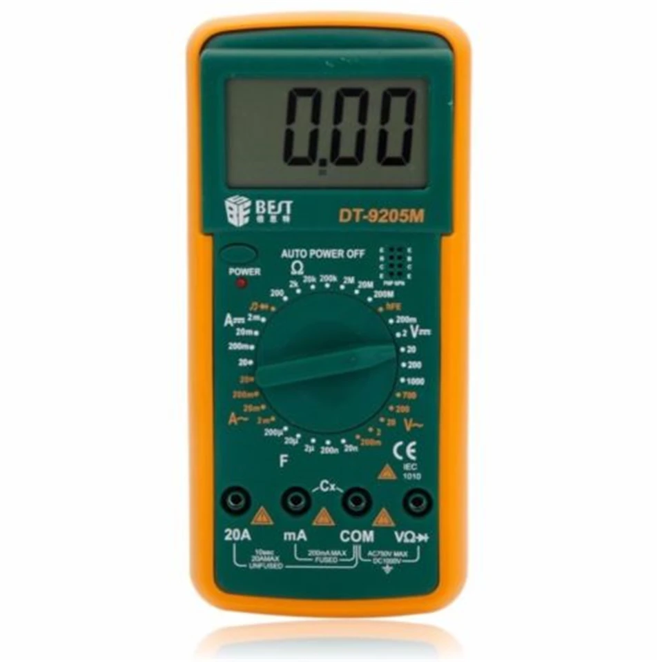 (Best -9205M) Upgraded version Wholesale BEST 9205M Handheld LCD Screen Digital Multimeter With buzzer Tester Meter
(Best -9205M) Upgraded version Wholesale BEST 9205M Handheld LCD Screen Digital Multimeter With buzzer Tester Meter