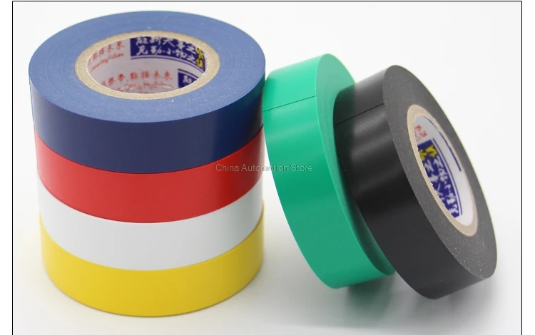 Senior electrical tape insulation tape PVC electrical tape 18 mm wide 18 Meters long 6 color
Senior electrical tape insulation tape PVC electrical tape 18 mm wide 18 Meters long 6 color