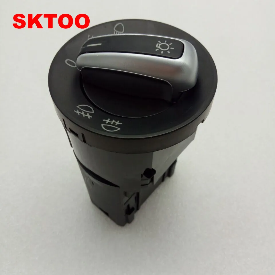 SKTOO для Фольксваген Гольф MK4 Jetta 4 Bora 1998 2008 Passat B5 хром переключатель фар