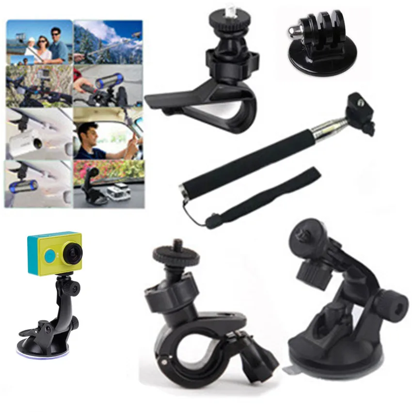 Bike Handlebar Holder Mount for Gopro Hero 6 5 4 3 Car Suction Cup for Go pro Eken h9 Sjcam Xiaomi Yi Action Camera Accessories
Bike Handlebar Holder Mount for Gopro Hero 6 5 4 3 Car Suction Cup for Go pro Eken h9 Sjcam Xiaomi Yi Action Camera Accessories