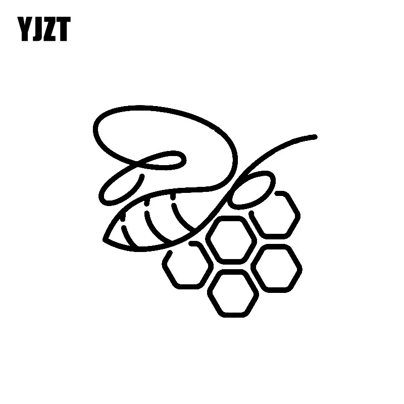 YJZT 14M*13.2CM Original Beautiful Delicate Honey Bee With Hive Vinyl Decal Car Sticker Black/Silver C19-1221
YJZT 14M*13.2CM Original Beautiful Delicate Honey Bee With Hive Vinyl Decal Car Sticker Black/Silver C19-1221