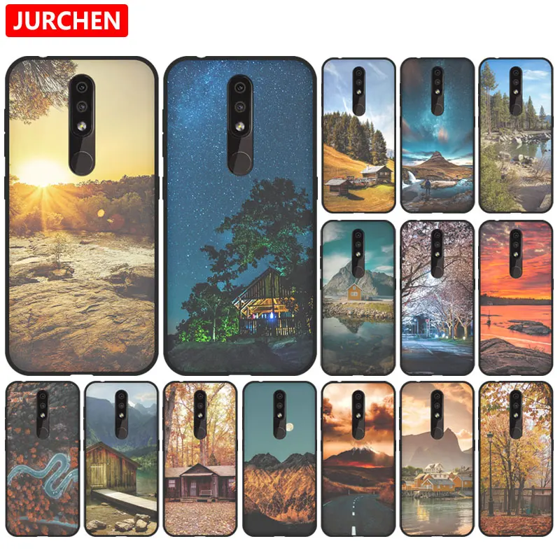 Чехлы JURCHEN для телефонов Nokia 4 2 чехол 2019 мягкий силиконовый из ТПУ задняя крышка