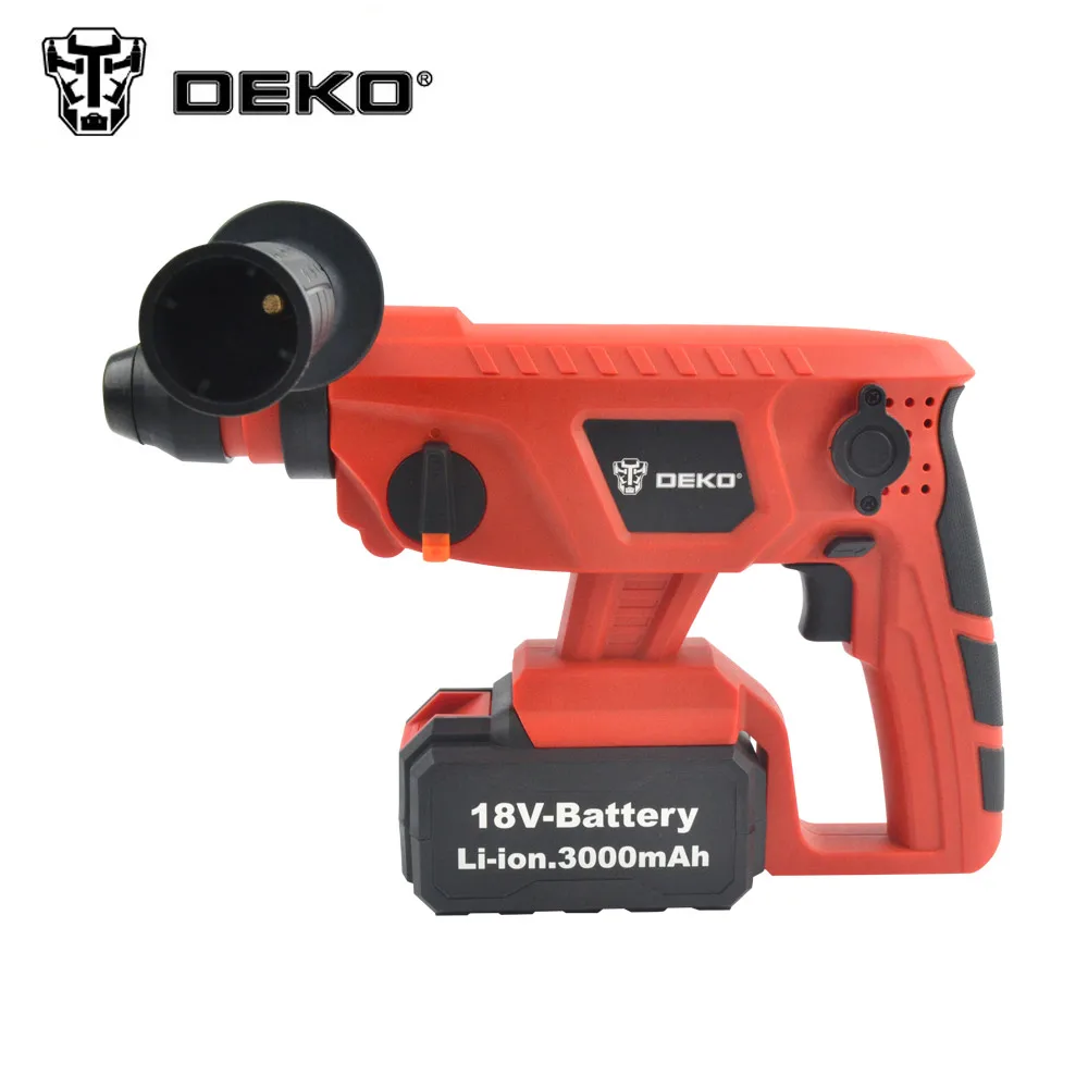 Deko rh02 18 В 24 мм dc электрический cordless аккумуляторный перфоратор sds ударная дрель