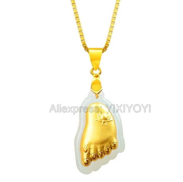 Natural White Hetian Jade + 18K Solid Gold Inlaid Spider Foot Design Blessing Pendant + free Necklace Fine Jewelry + Certificate
Natural White Hetian Jade + 18K Solid Gold Inlaid Spider Foot Design Blessing Pendant + free Necklace Fine Jewelry + Certificate
