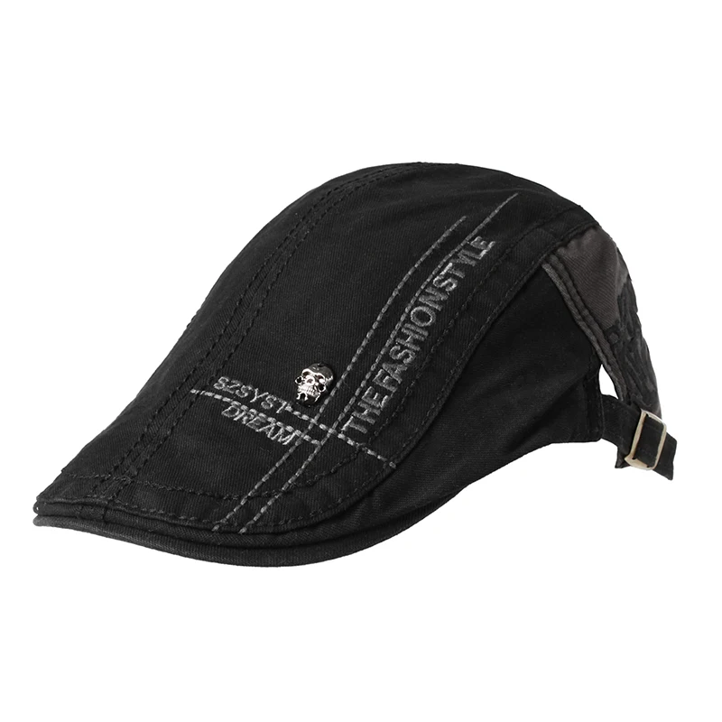 Fashion Skeleton Beret Vintage Boinas Cap for Men Women erkek bere Sun Flat Cabbie Gorras Planas Newsboy Hat Visors peaky blinde
Fashion Skeleton Beret Vintage Boinas Cap for Men Women erkek bere Sun Flat Cabbie Gorras Planas Newsboy Hat Visors peaky blinde