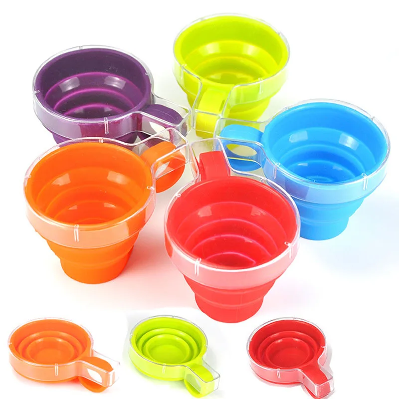 Outdoor Travel Silicone Foldable Water Cup Portable Reusable Coffee Cup Creative Silicone Telescopic Tea Cup with Lid Cover
Outdoor Travel Silicone Foldable Water Cup Portable Reusable Coffee Cup Creative Silicone Telescopic Tea Cup with Lid Cover