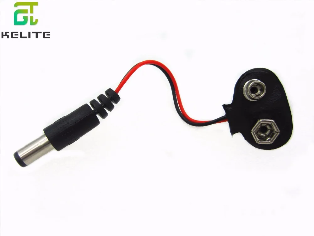 20pcs/lot Experimental 9V battery snap power cable to DC 9V clip male line battery adapter uno r3
20pcs/lot Experimental 9V battery snap power cable to DC 9V clip male line battery adapter uno r3