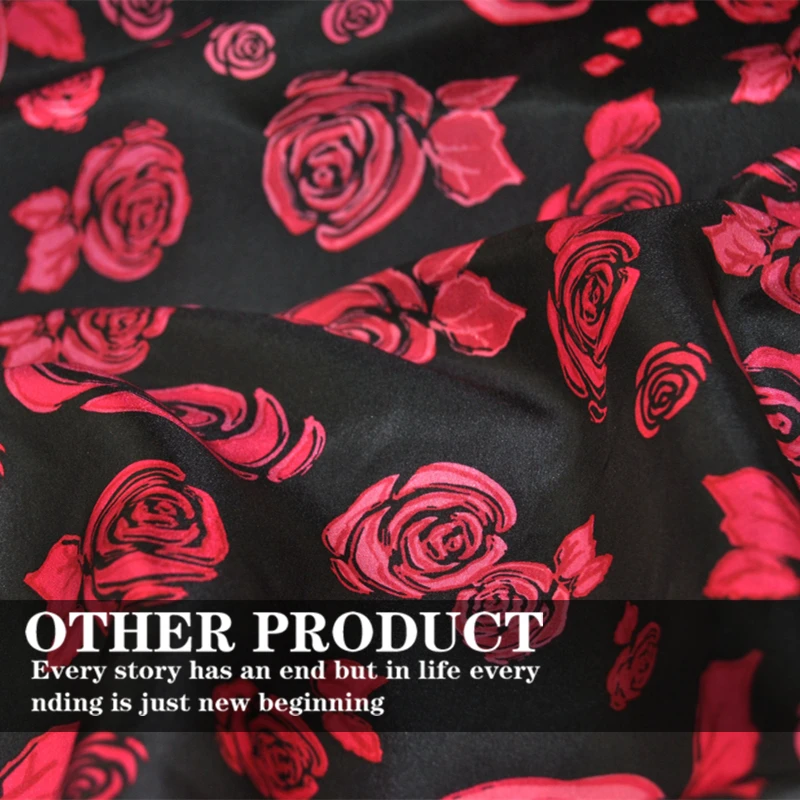 LEO&LIN 100% silk roses positioning Habotai spring summer dress fabric Baotou 113*109cm (1 meter)
LEO&LIN 100% silk roses positioning Habotai spring summer dress fabric Baotou 113*109cm (1 meter)