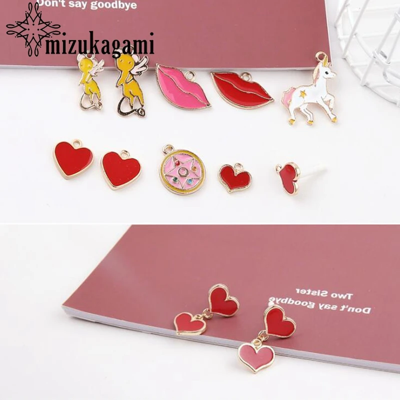 Zinc Alloy Drop Oil Hanger Individual Lip Peach Heart Enamel Charms 10pcs/lot For DIY Fashion Jewelry Making Finding Accessories
Zinc Alloy Drop Oil Hanger Individual Lip Peach Heart Enamel Charms 10pcs/lot For DIY Fashion Jewelry Making Finding Accessories
