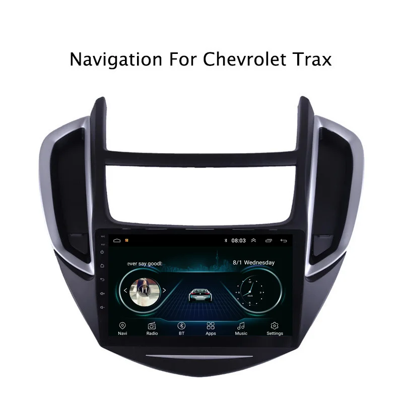 9 "2.5D IPS Android 8 1 автомобильный DVD GPS плеер для Chevrolet Trax Радио стерео головное