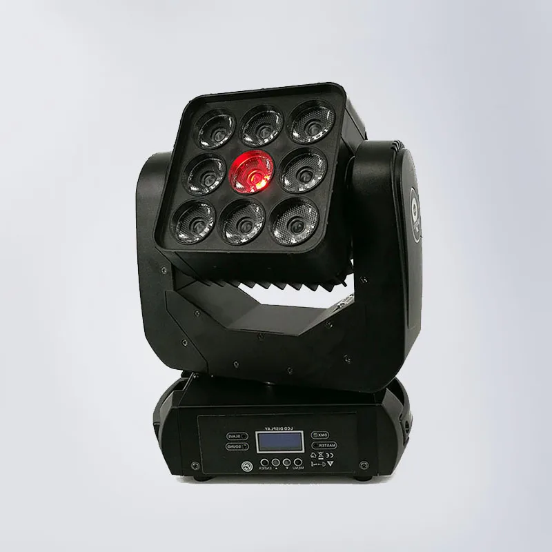 Светодиодная матрица DMX512 оборудование для диджея 9 х12 Вт движущаяся головка