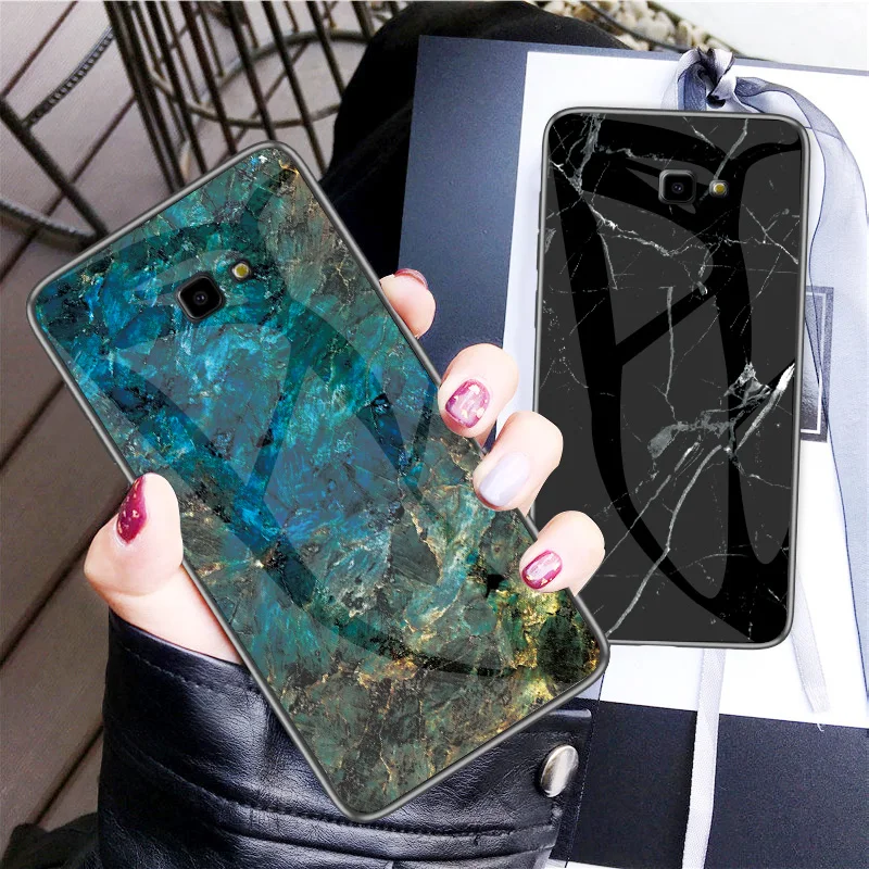 Luxury Marble Hard Frame Tempered Glass Phone Case For Samsung Galaxy J4 Plus Back Cover For Samsung J6 Plus Coque Fundas
Luxury Marble Hard Frame Tempered Glass Phone Case For Samsung Galaxy J4 Plus Back Cover For Samsung J6 Plus Coque Fundas