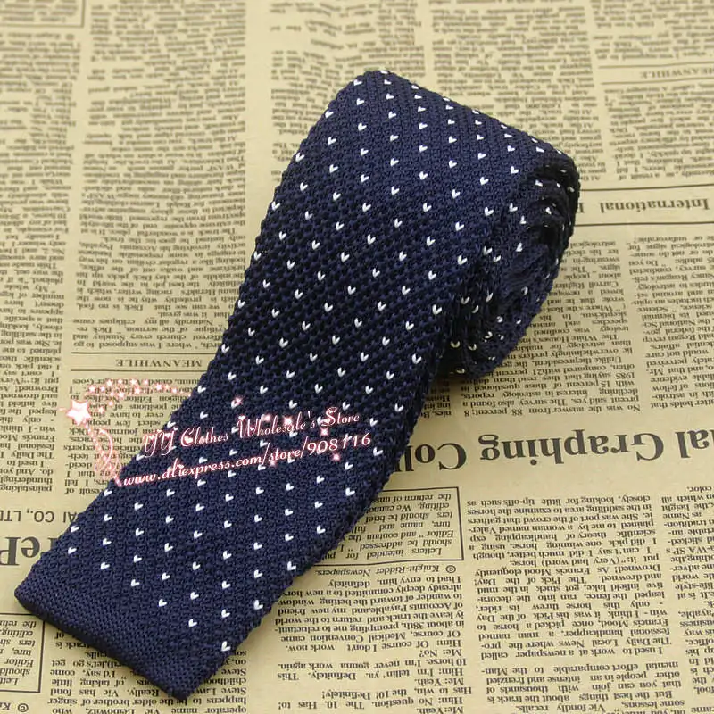Brand New,Mens fashion White Dot Navy Blue Skinny(6cm) Knitting Neck Ties For Man business knitted ties
Brand New,Mens fashion White Dot Navy Blue Skinny(6cm) Knitting Neck Ties For Man business knitted ties