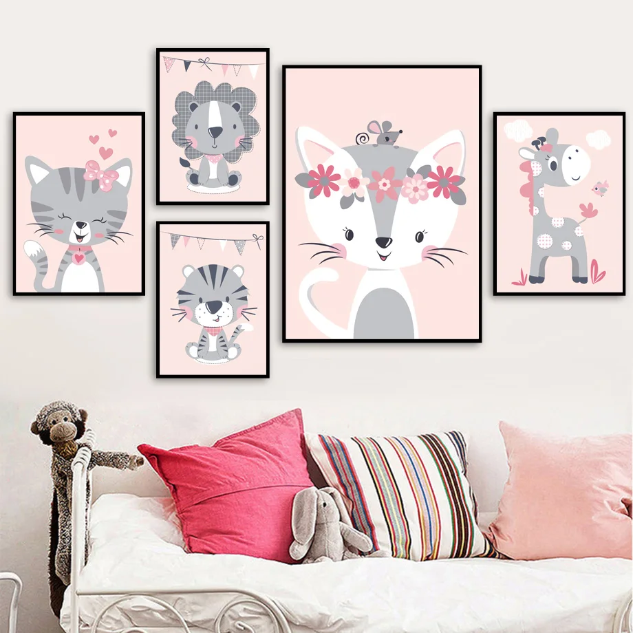 Cat Lion Tiger Giraffe Nordic Posters And Prints Animal Wall Art Canvas Painting Wall Pictures Kids Baby Room Scandinavian Decor
Cat Lion Tiger Giraffe Nordic Posters And Prints Animal Wall Art Canvas Painting Wall Pictures Kids Baby Room Scandinavian Decor
