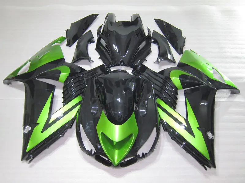 Injection mold Fairing kits for Kawasaki ZX14R 2006 2007 2008-2011 green black ZX 14R 06-11 ABS motorcycle fairings FT1
Injection mold Fairing kits for Kawasaki ZX14R 2006 2007 2008-2011 green black ZX 14R 06-11 ABS motorcycle fairings FT1