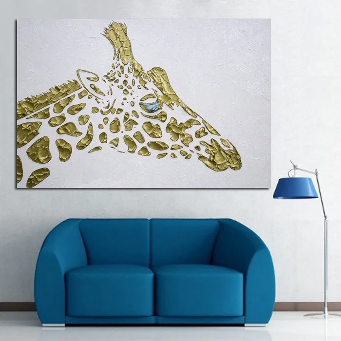 Handpainted Abstract Golden Giraffe Pictures Modern Wall Art Hang Pictures Animal Oil Painting On Canvas Best Decor 
Handpainted Abstract Golden Giraffe Pictures Modern Wall Art Hang Pictures Animal Oil Painting On Canvas Best Decor
